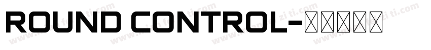 round control字体转换